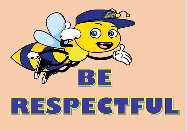 image of the school PBL bee - Be Respectful