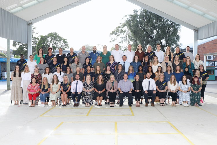 image of all of the school staff